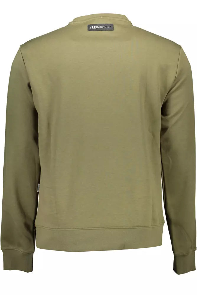 Green Cotton Men Sweater - SEHABRANDS