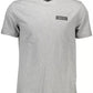 Gray Cotton Men T-Shirt - SEHABRANDS