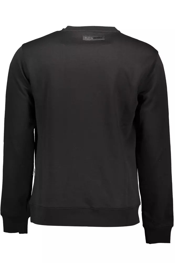 Black Cotton Men Sweater - SEHABRANDS