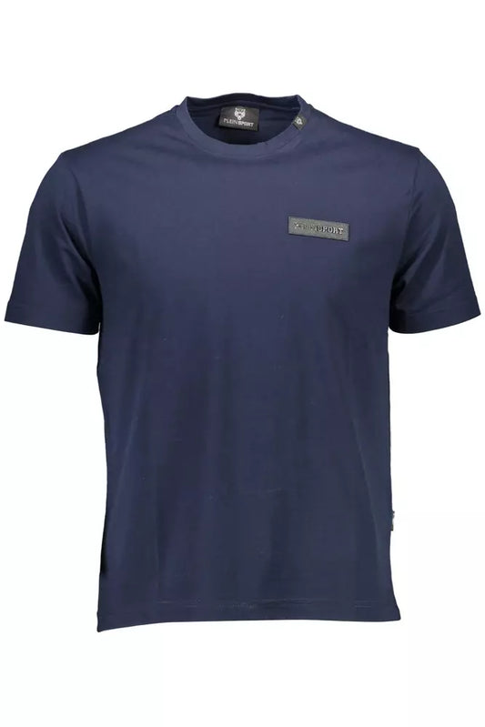 Blue Cotton Men T-Shirt - SEHABRANDS