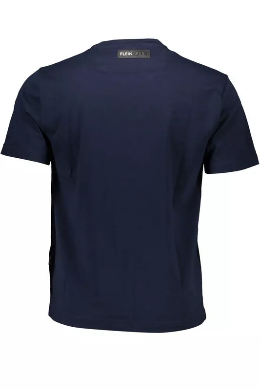 Blue Cotton Men T-Shirt - SEHABRANDS