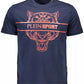 Blue Cotton Men T-Shirt - SEHABRANDS