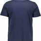 Blue Cotton Men T-Shirt - SEHABRANDS