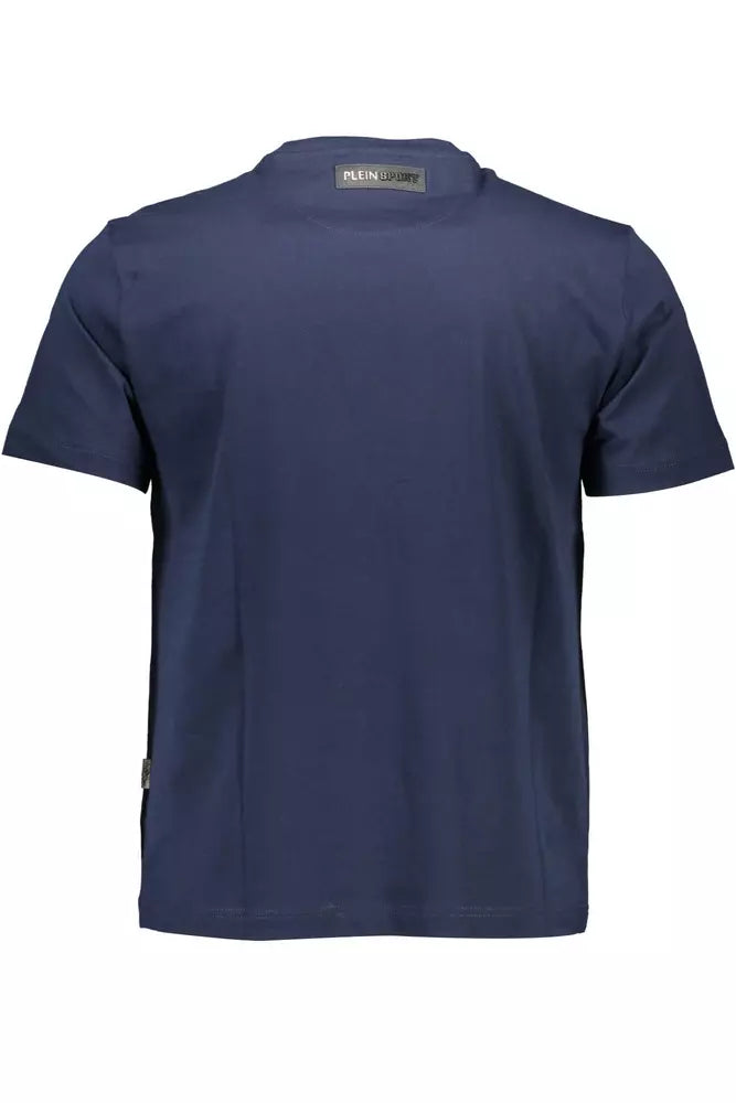 Blue Cotton Men T-Shirt - SEHABRANDS