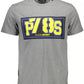 Gray Cotton Men T-Shirt - SEHABRANDS