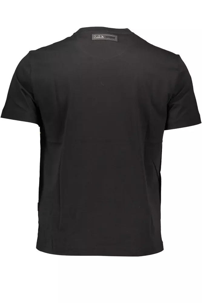 Black Cotton Men T-Shirt - SEHABRANDS