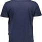 Blue Cotton Men T-Shirt - SEHABRANDS