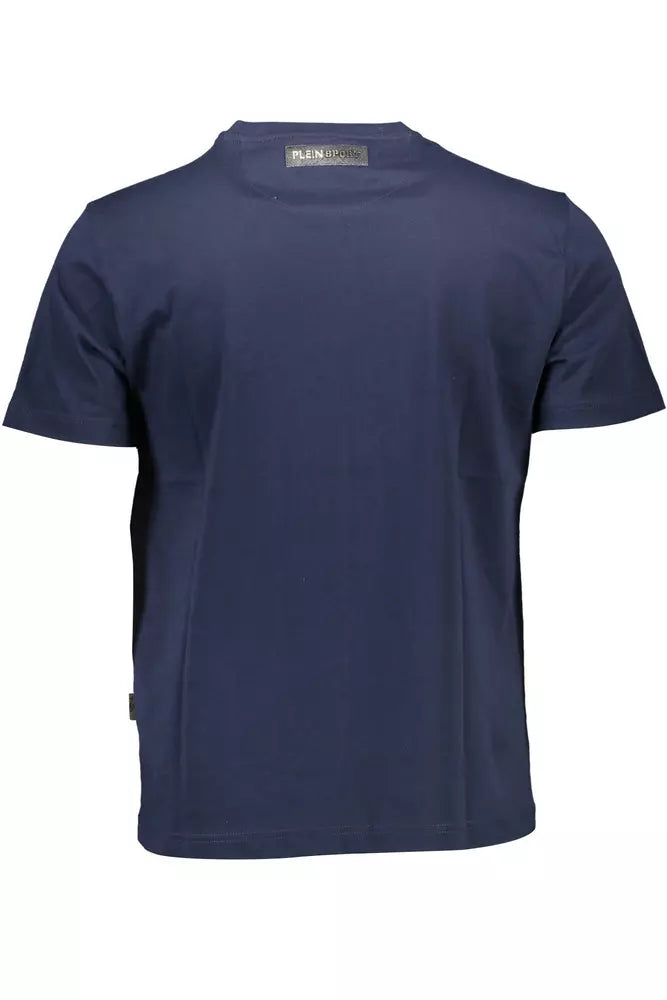 Blue Cotton Men T-Shirt - SEHABRANDS