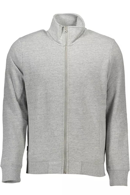 Gray Cotton Men Sweater - SEHABRANDS