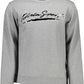 Gray Cotton Men Sweater - SEHABRANDS