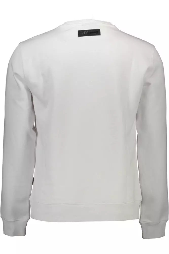 White Cotton Men Sweater - SEHABRANDS