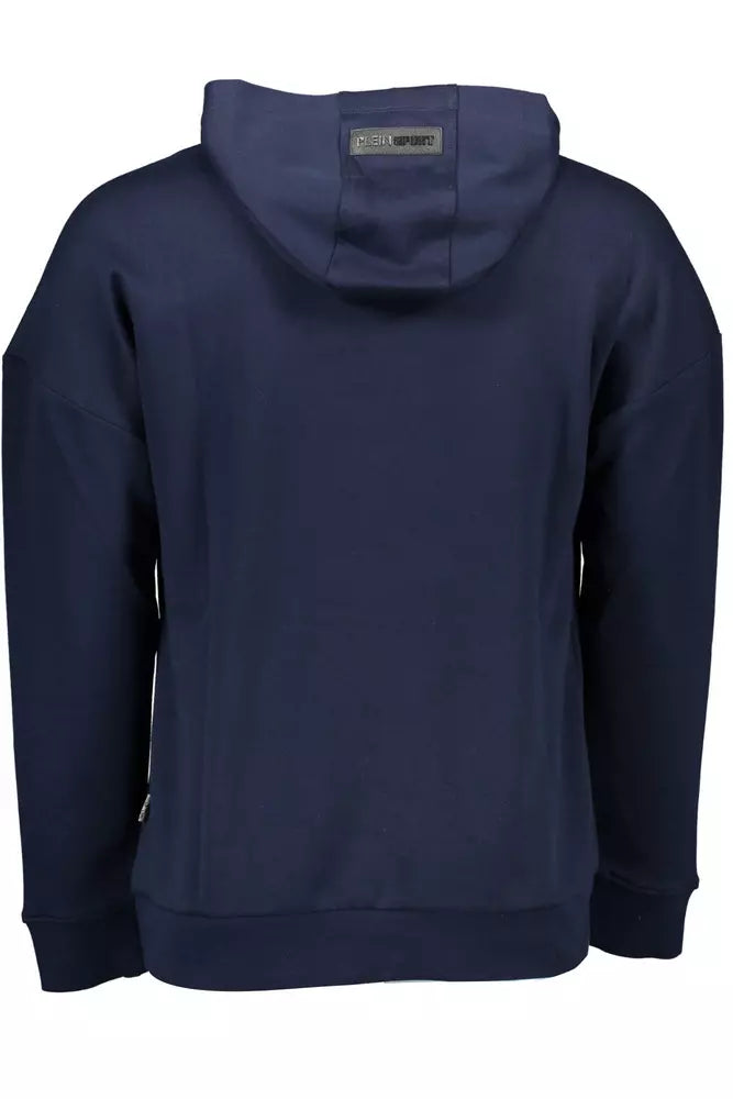 Blue Cotton Men Sweater - SEHABRANDS