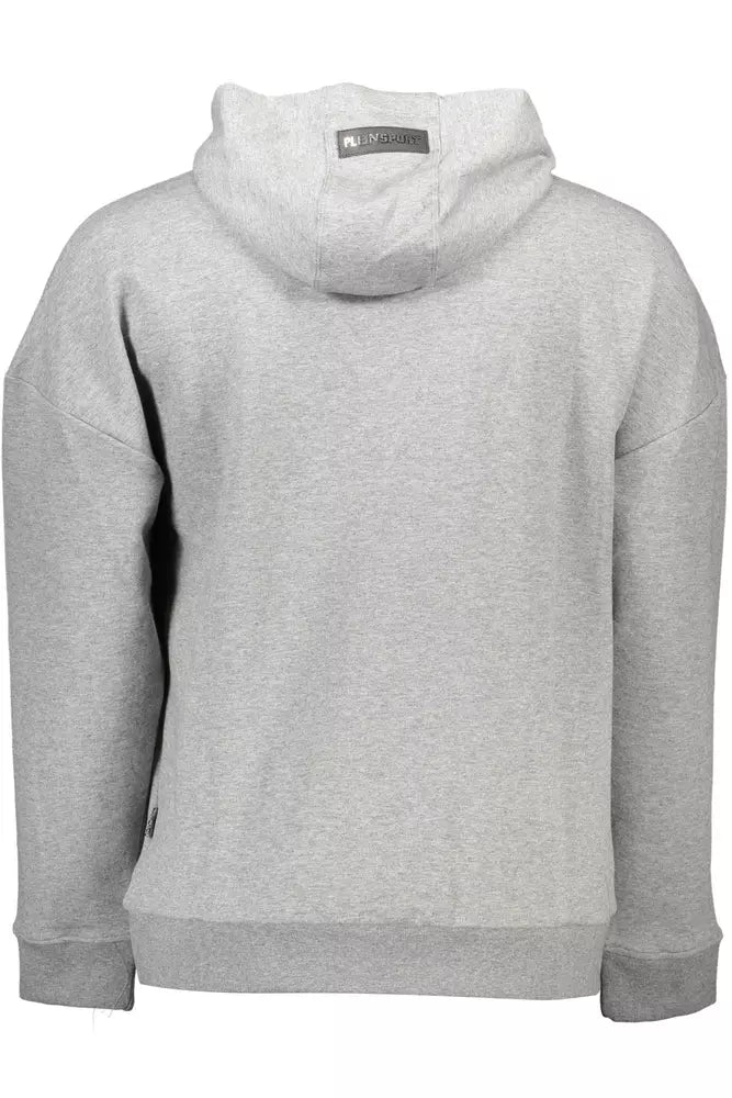 Gray Cotton Men Sweater - SEHABRANDS