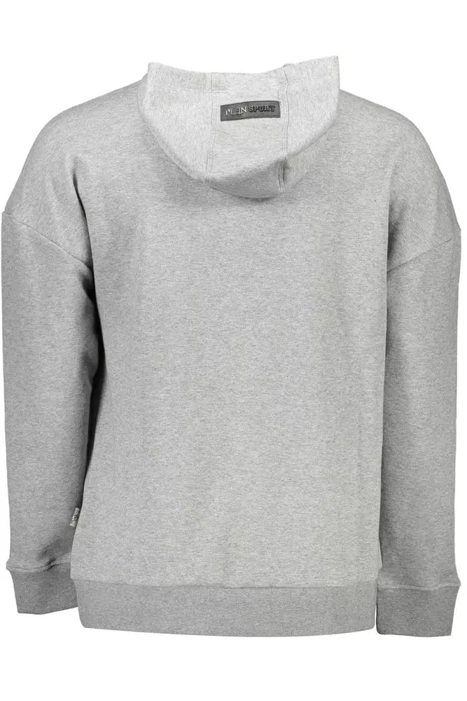 Gray Cotton Men Sweater - SEHABRANDS