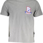 Gray Cotton Men T-Shirt - SEHABRANDS