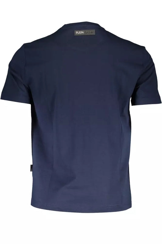 Blue Cotton Men T-Shirt - SEHABRANDS