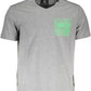 Gray Cotton Men T-Shirt - SEHABRANDS