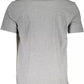 Gray Cotton Men T-Shirt - SEHABRANDS