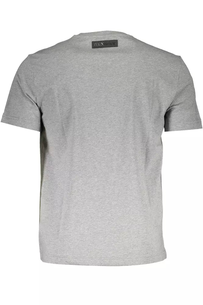 Gray Cotton Men T-Shirt - SEHABRANDS