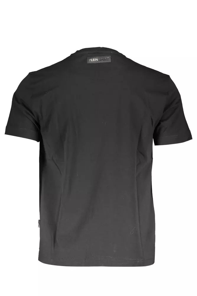 Black Cotton Men T-Shirt - SEHABRANDS