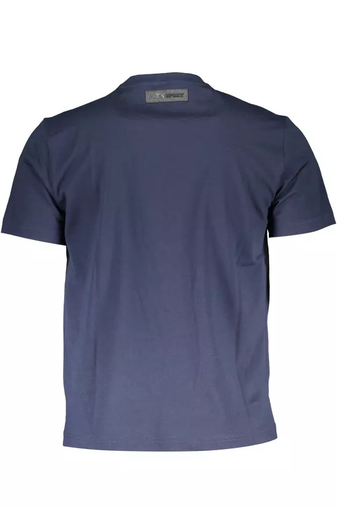 Blue Cotton Mens TShirt - SEHABRANDS