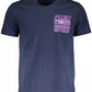 Blue Cotton Men T-Shirt - SEHABRANDS