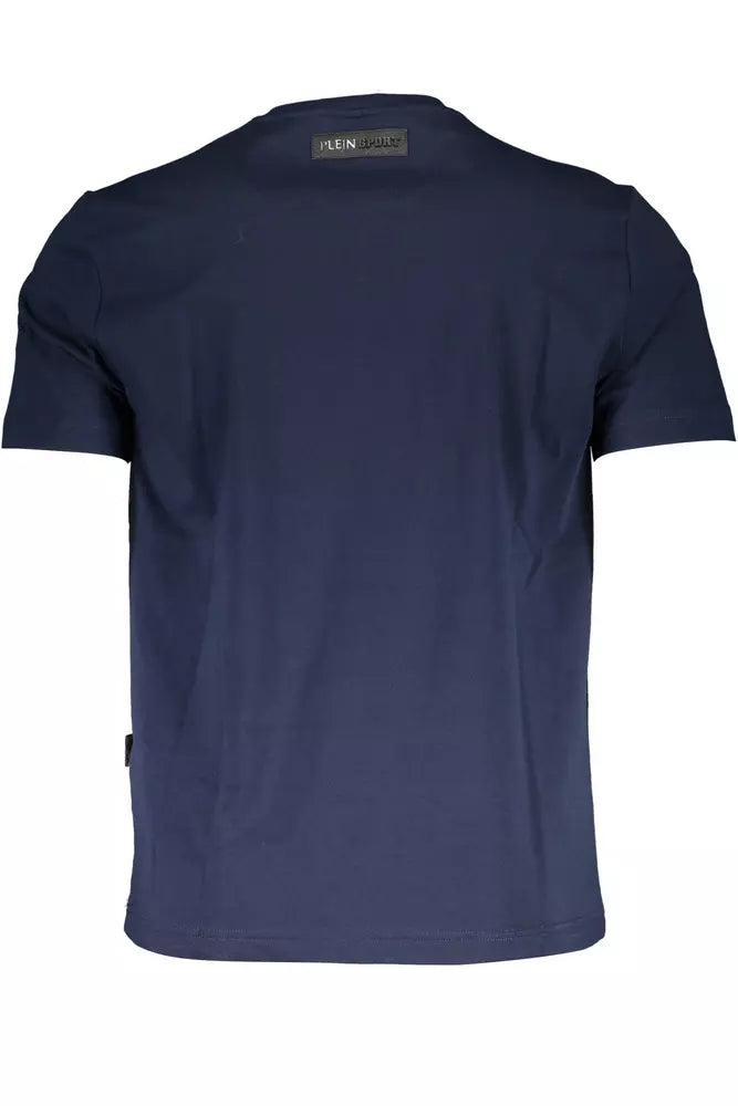 Blue Cotton Men T-Shirt - SEHABRANDS