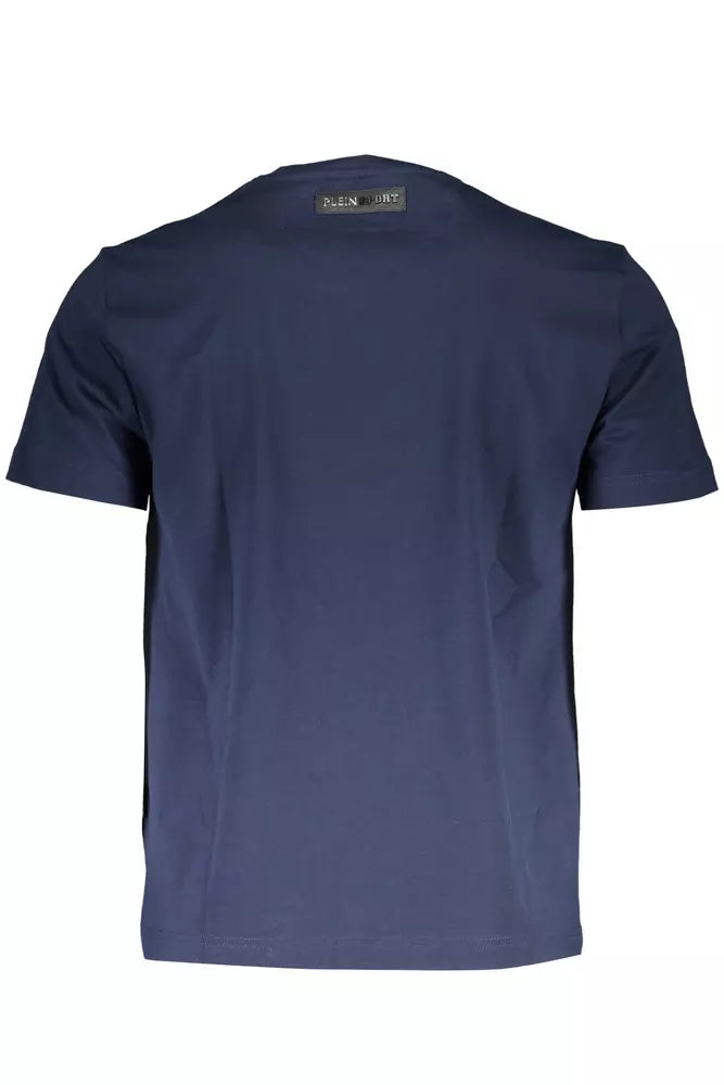 Blue Cotton Men T-Shirt - SEHABRANDS