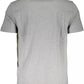 Gray Cotton Men T-Shirt - SEHABRANDS