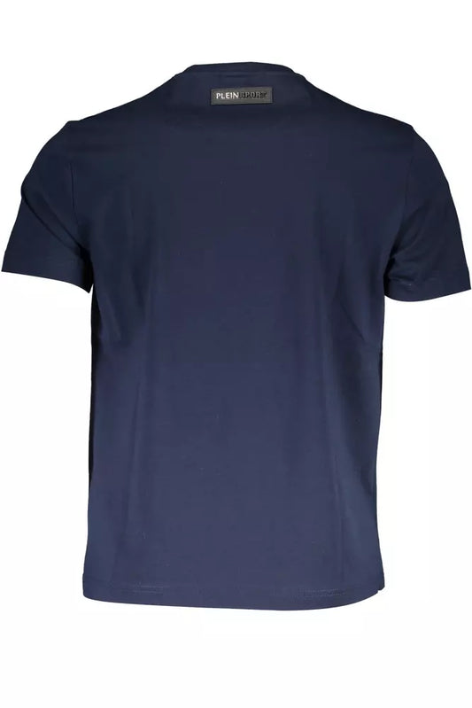 Blue Cotton Men T-Shirt - SEHABRANDS