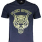 Blue Cotton Men T-Shirt - SEHABRANDS