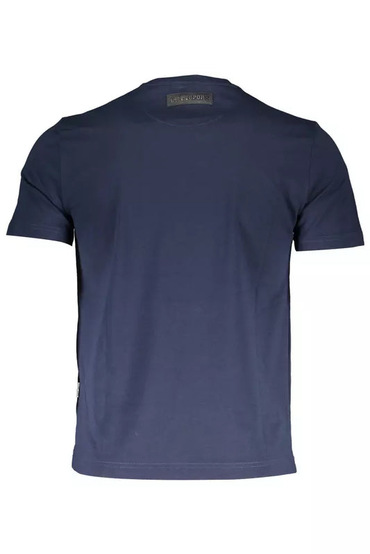 Blue Cotton Men T-Shirt - SEHABRANDS