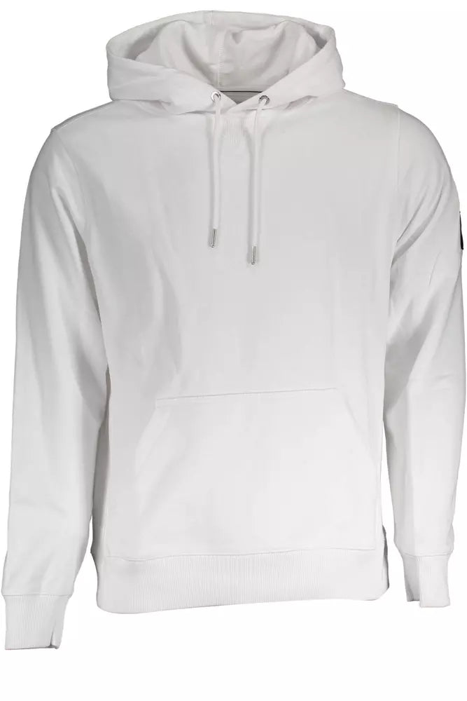 White Cotton Men Sweatshirt - SEHABRANDS