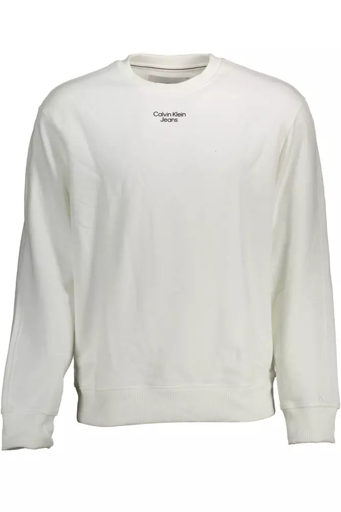 White Cotton Men Sweater - SEHABRANDS