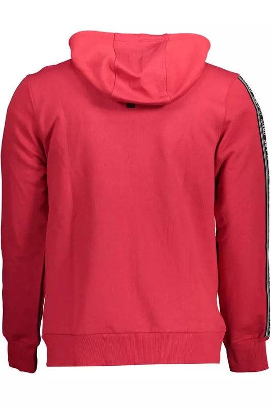 Red Cotton Men Sweater - SEHABRANDS