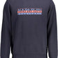 Blue Cotton Men Sweater - SEHABRANDS