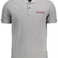 Gray Cotton Men Polo Shirt - SEHABRANDS