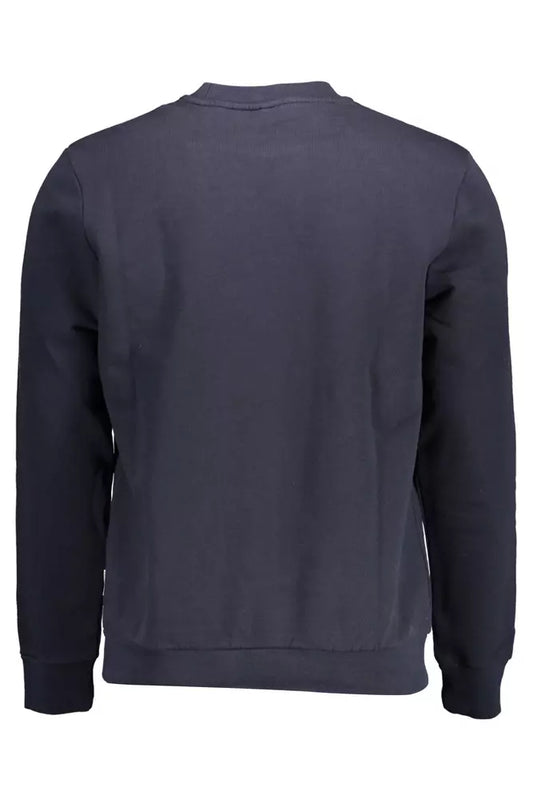 Blue Cotton Men Sweater - SEHABRANDS