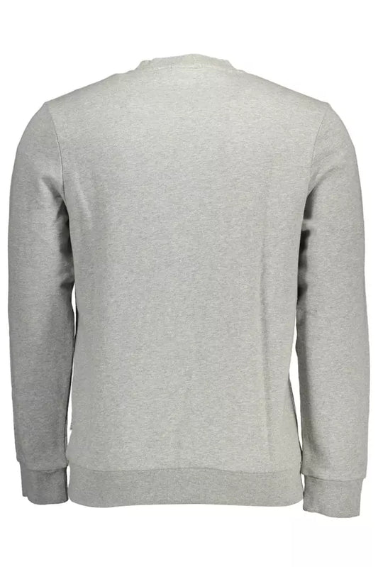 Gray Cotton Men Sweater - SEHABRANDS