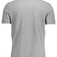 Gray Cotton Men Polo Shirt - SEHABRANDS