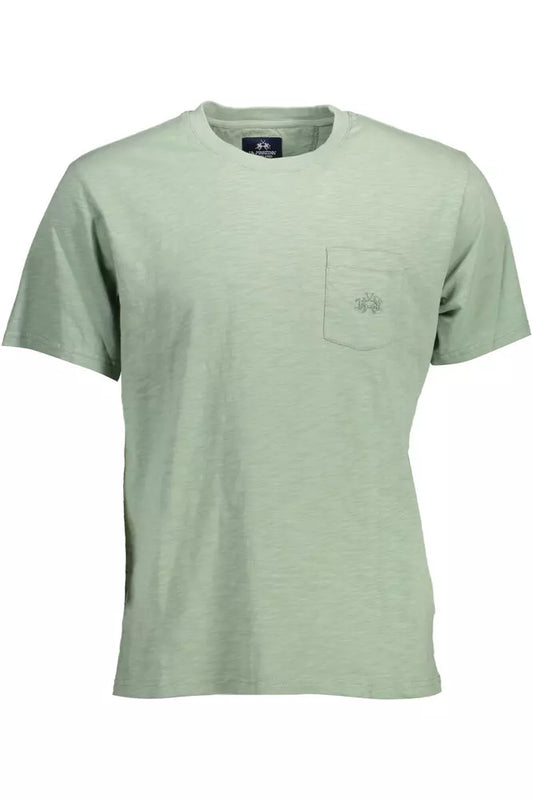 Green Cotton Men T-Shirt - SEHABRANDS