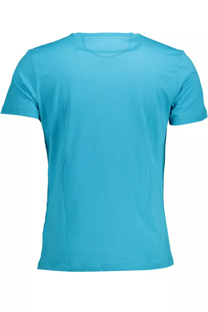 Blue Cotton Men T-Shirt - SEHABRANDS