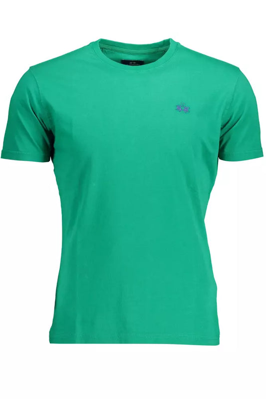 Green Cotton Men T-Shirt - SEHABRANDS