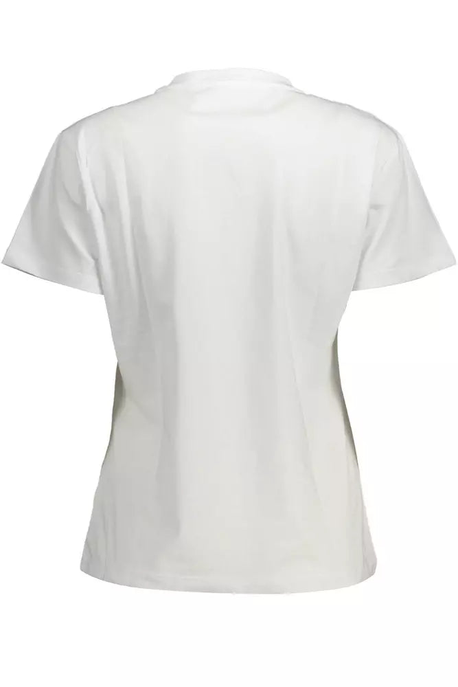 White Cotton Women T-Shirt - SEHABRANDS