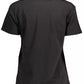 Black Cotton Women T-Shirt - SEHABRANDS