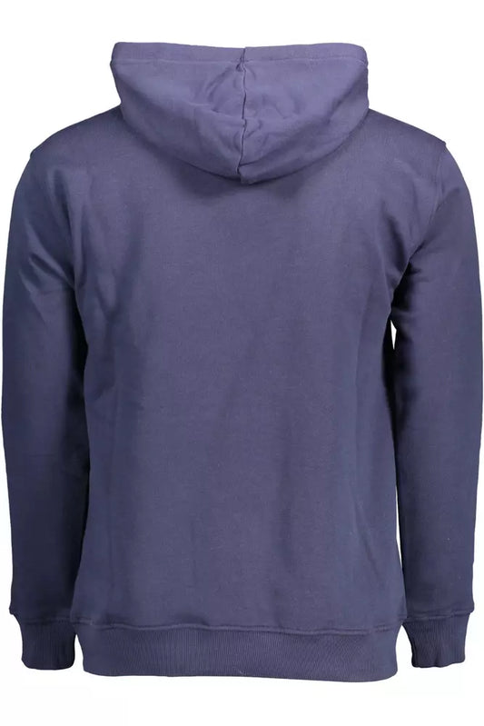 Blue Cotton Men Sweater - SEHABRANDS