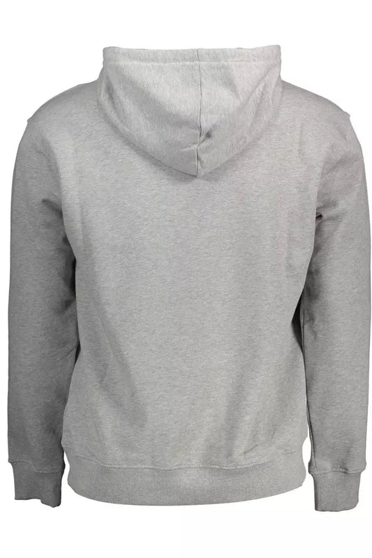 Gray Cotton Men Sweater - SEHABRANDS