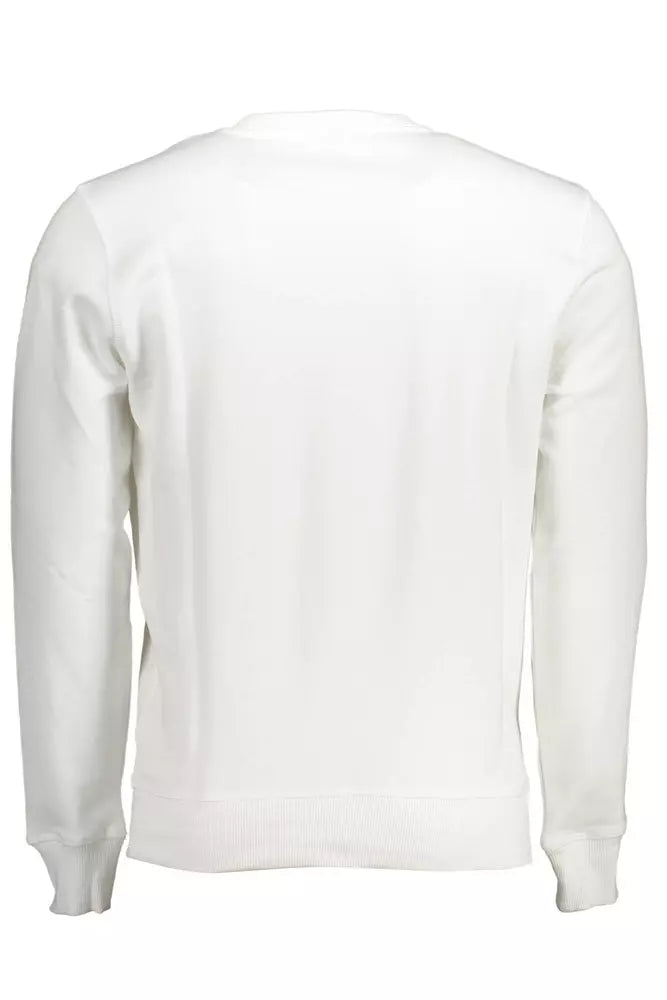 White Cotton Men Sweater - SEHABRANDS