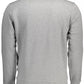 Gray Cotton Men Sweater - SEHABRANDS