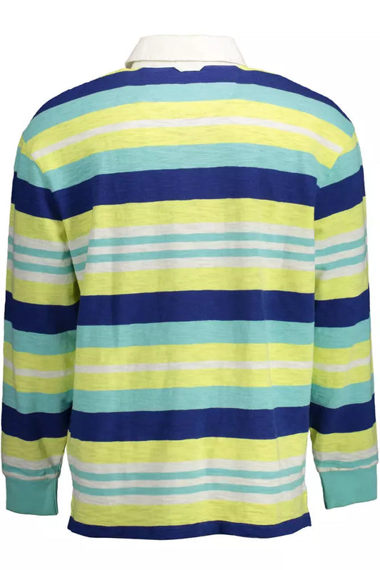 Yellow Cotton Men Polo Shirt - SEHABRANDS